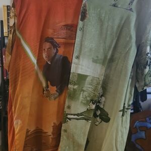 Star Wars Graphic Button-Up Shirt